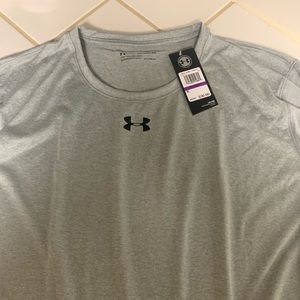 Long sleeve under armour dry fit shirt.